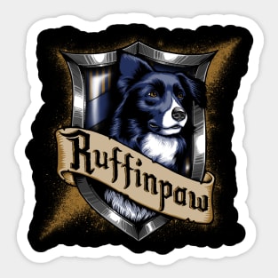 Hairy Pupper House Ruffinpaw Sticker
